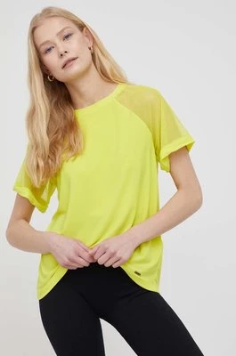 Dkny bluzka P1LH7LIM damska kolor żółty gładka