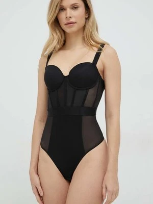 Dkny body kolor czarny gładki DK6008