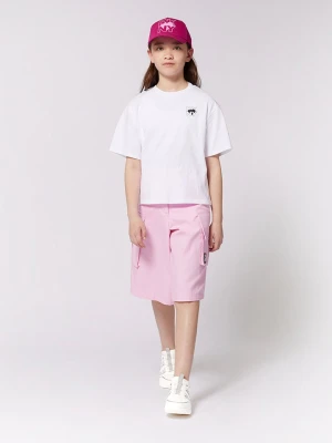 DKNY Bojówki w kolorze jasnoróżowym rozmiar: 116