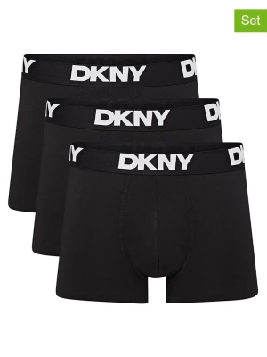 DKNY Bokserki (3 pary) w kolorze czarnym rozmiar: L