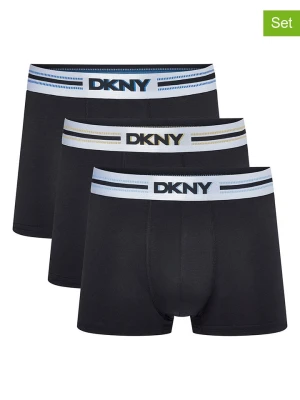 DKNY Bokserki (3 pary) w kolorze czarnym rozmiar: XL