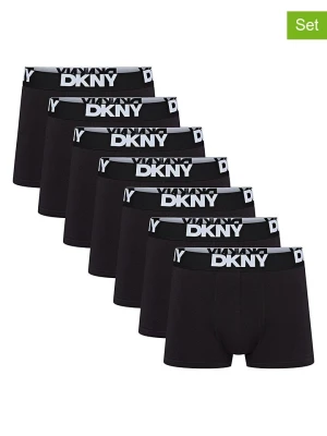DKNY Bokserki (7 par) w kolorze czarnym rozmiar: S