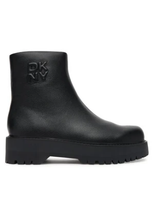 DKNY Botki Binyamin K3529944 Czarny
