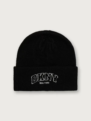 DKNY czapka beanie damska czarny