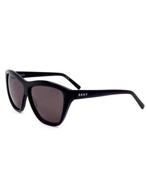 DKNY Damskie okulary przeciwsłoneczne w kolorze czarno-brązowym rozmiar: 58