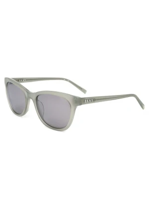 DKNY Damskie okulary przeciwsłoneczne w kolorze zielono-szarym rozmiar: 53