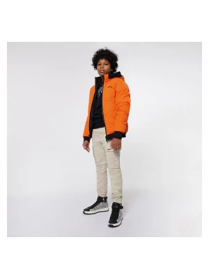 DKNY Dwustronna kurtka pikowana w kolorze pomarańczowo-czarnym rozmiar: 164
