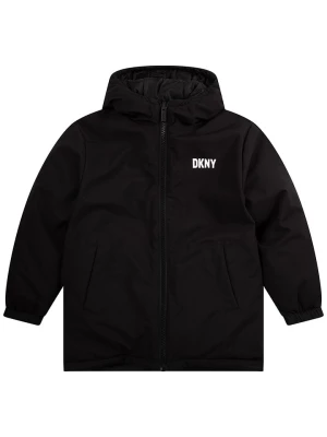 DKNY Dwustronna parka w kolorze czarnym rozmiar: 140