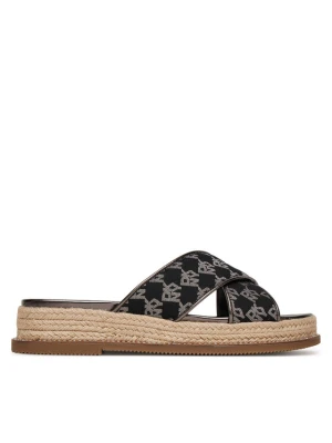 DKNY Klapki K1564874 Czarny