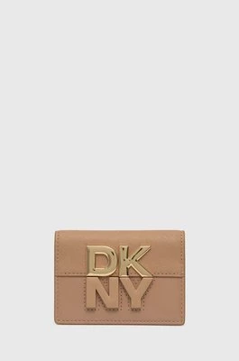 Dkny etui na karty kolor beżowy R42ZKE33