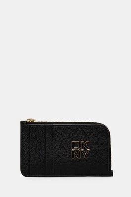 Dkny etui na karty skórzane kolor czarny R43ZKF84