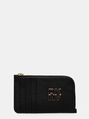 Dkny etui na karty skórzane kolor czarny R43ZKF84