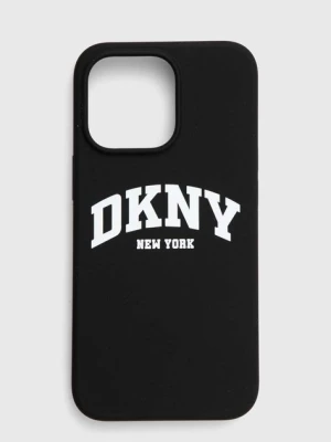 Dkny etui na telefon iPhone 13 Pro / 13 6.1" kolor czarny DKHMP13LSNYACH