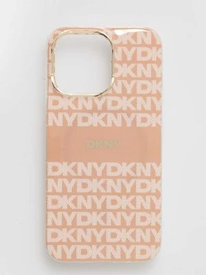 Dkny etui na telefon iPhone 13 Pro / 13 6.1 kolor pomarańczowy DKHMP13LHRHSEP