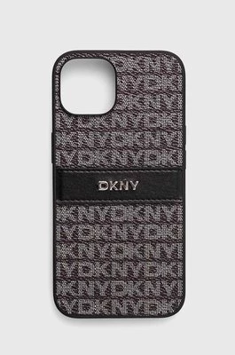 Dkny etui na telefon iPhone 14 / 15 / 13 6.1 kolor czarny DKHCP14SPRTHSLK