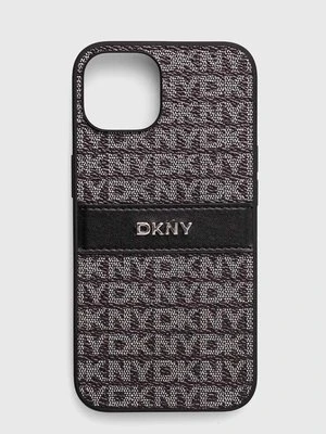 Dkny etui na telefon iPhone 14 / 15 / 13 6.1 kolor czarny DKHCP14SPRTHSLK