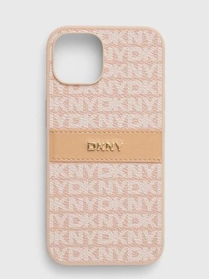 Dkny etui na telefon iPhone 14 / 15 / 13 6.1 kolor pomarańczowy DKHCP14SPRTHSLP