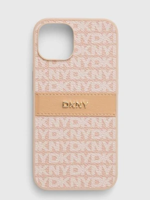 Dkny etui na telefon iPhone 14 / 15 / 13 6.1 kolor pomarańczowy DKHCP14SPRTHSLP