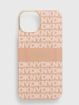 Dkny etui na telefon iPhone 14 / 15 / 13 6.1 kolor różowy DKHMP14SHRHSEP