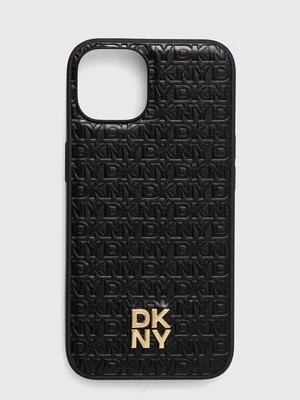 Dkny etui na telefon iPhone 14 / 15 / 13 kolor czarny DKHMP14SPSHRPSK