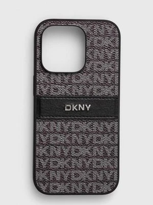 Dkny etui na telefon iPhone 14 Pro 6.1 kolor czarny DKHCP14LPRTHSLK