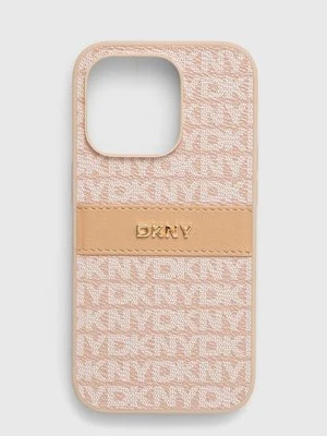 Dkny etui na telefon iPhone 14 Pro 6.1 kolor pomarańczowy DKHCP14LPRTHSLP