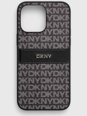 Dkny etui na telefon iPhone 14 Pro Max 6.7 kolor czarny DKHCP14XPRTHSLK