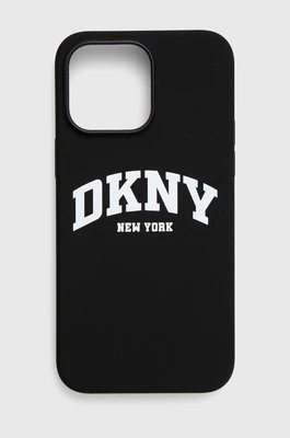 Dkny etui na telefon iPhone 14 Pro Max 6.7" kolor czarny DKHMP14XSNYACH