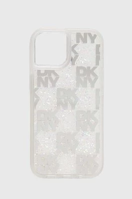 Dkny etui na telefon iPhone 15 / 14 / 13 6.1" kolor biały DKHCP15SLCPEPT