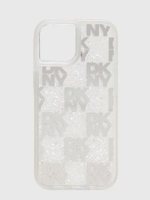 Dkny etui na telefon iPhone 15 / 14 / 13 6.1" kolor biały DKHCP15SLCPEPT