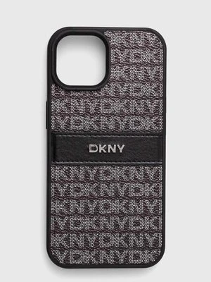 Dkny etui na telefon iPhone 15 / 14 / 13 6.1 kolor czarny DKHCP15SPRTHSLK