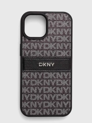 Dkny etui na telefon iPhone 15 / 14 / 13 6.1 kolor czarny DKHCP15SPRTHSLK