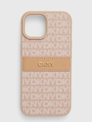 Dkny etui na telefon iPhone 15 / 14 / 13 6.1 kolor pomarańczowy DKHCP15SPRTHSLP