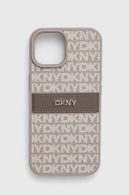 Dkny etui na telefon iPhone 15 / 14 / 13 6.1 kolor szary DKHCP15SPRTHSLE