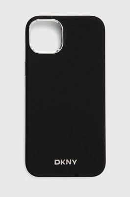 Dkny etui na telefon iPhone 15 Plus / 14 Plus 6.7" kolor czarny DKHMP15MSMCHLK