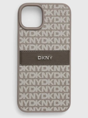 Dkny etui na telefon iPhone 15 Plus / 14 Plus 6.7 kolor szary DKHCP15MPRTHSLE
