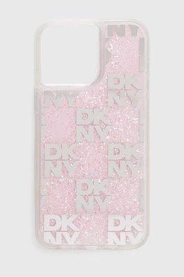 Dkny etui na telefon iPhone 15 Pro Max 6.7" kolor różowy DKHCP15XLCPEPP