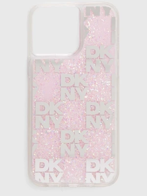 Dkny etui na telefon iPhone 15 Pro Max 6.7" kolor różowy DKHCP15XLCPEPP