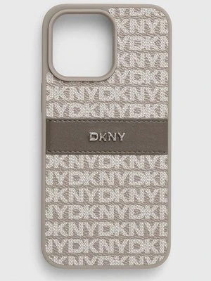 Dkny etui na telefon iPhone 15 Pro Max 6.7 kolor szary DKHCP15XPRTHSLE