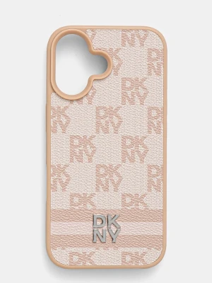 DKNY etui na telefon iPhone 16 6.1 pomarańczowy