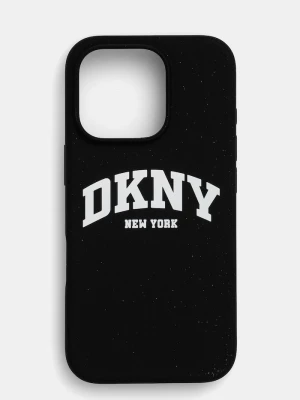 DKNY etui na telefon iPhone 16 Pro 6.3 czarny