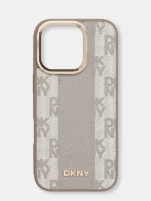 Dkny etui na telefon iPhone 16 Pro kolor szary DKHMP16LPCPVSLE