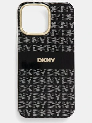 Dkny etui na telefon iPhone 16 Pro Max 6.9 kolor czarny DKHMP16XHRHSEK