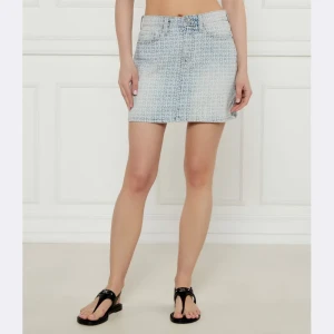 DKNY Jeansowa spódnica | high rise