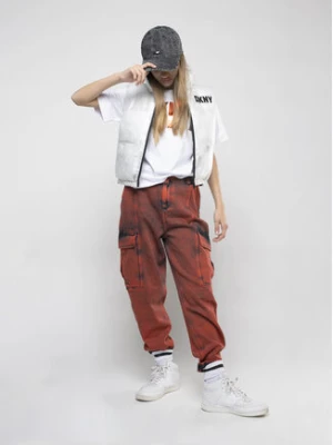 DKNY Jeansy D34B02 D Miedziany Regular Fit