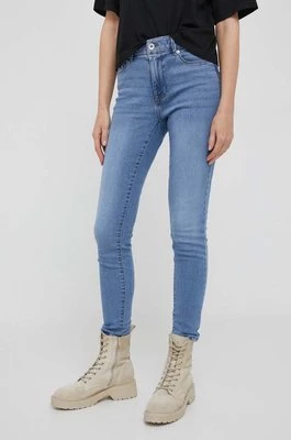 Dkny jeansy damskie high waist