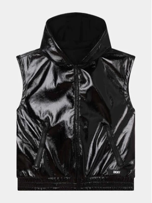 DKNY Kamizelka D36685 S Czarny Regular Fit