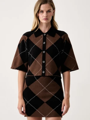 DKNY kardigan damski czarny