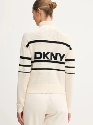 Dkny kardigan damski kolor beżowy DP5R0756