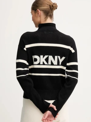 Dkny kardigan damski kolor czarny DP5R0756